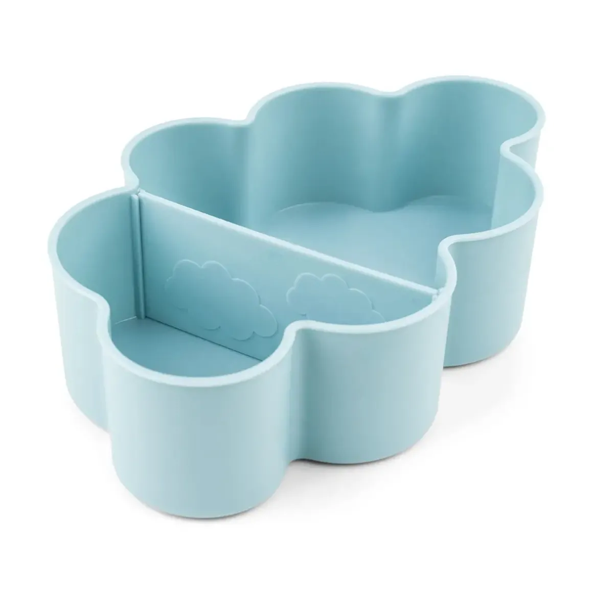 Lunch & snack box w/straw bottle - Playground - Blue