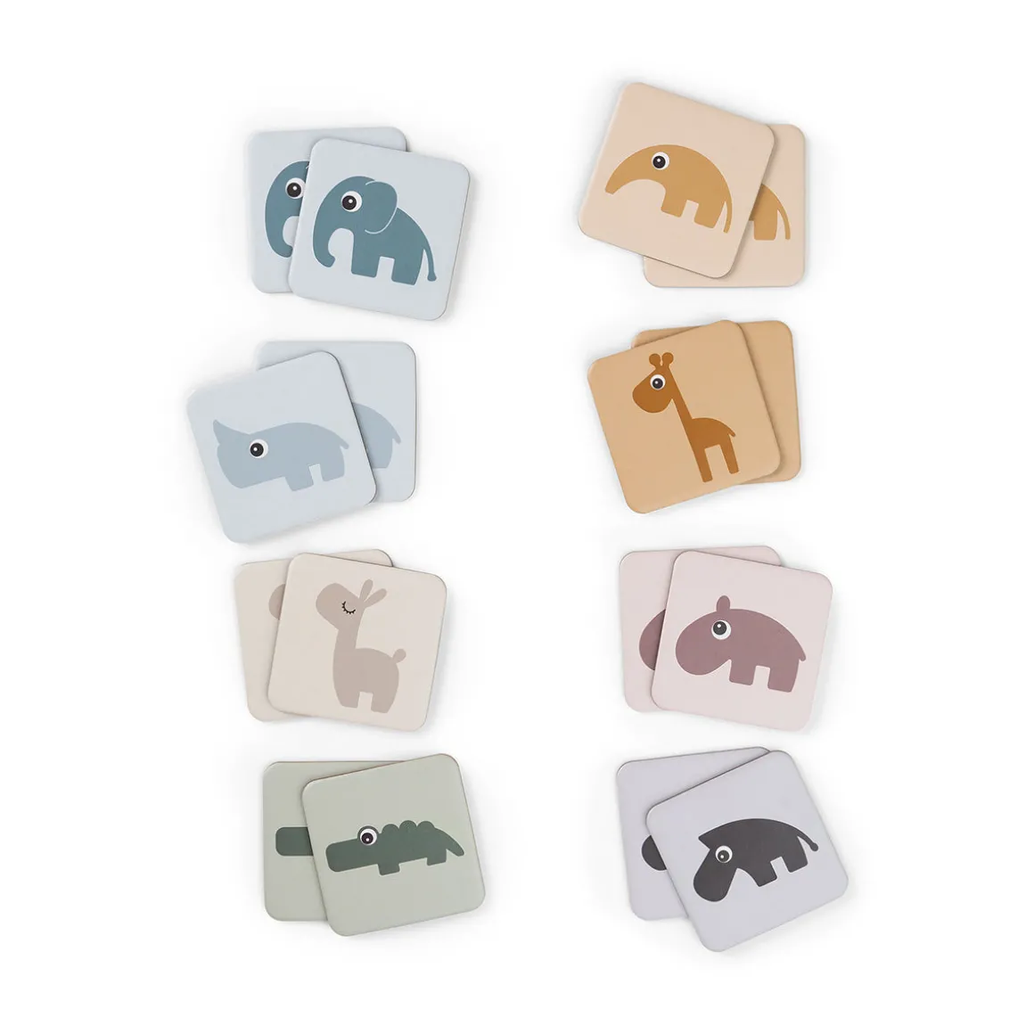 Memory game - Deer friends - Colour mix