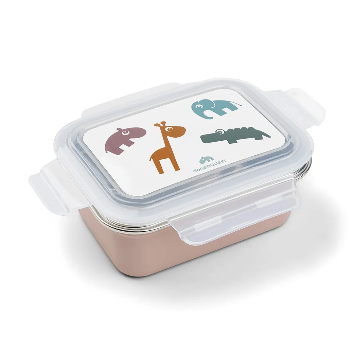 Metal lunch box - Deer friends - Powder