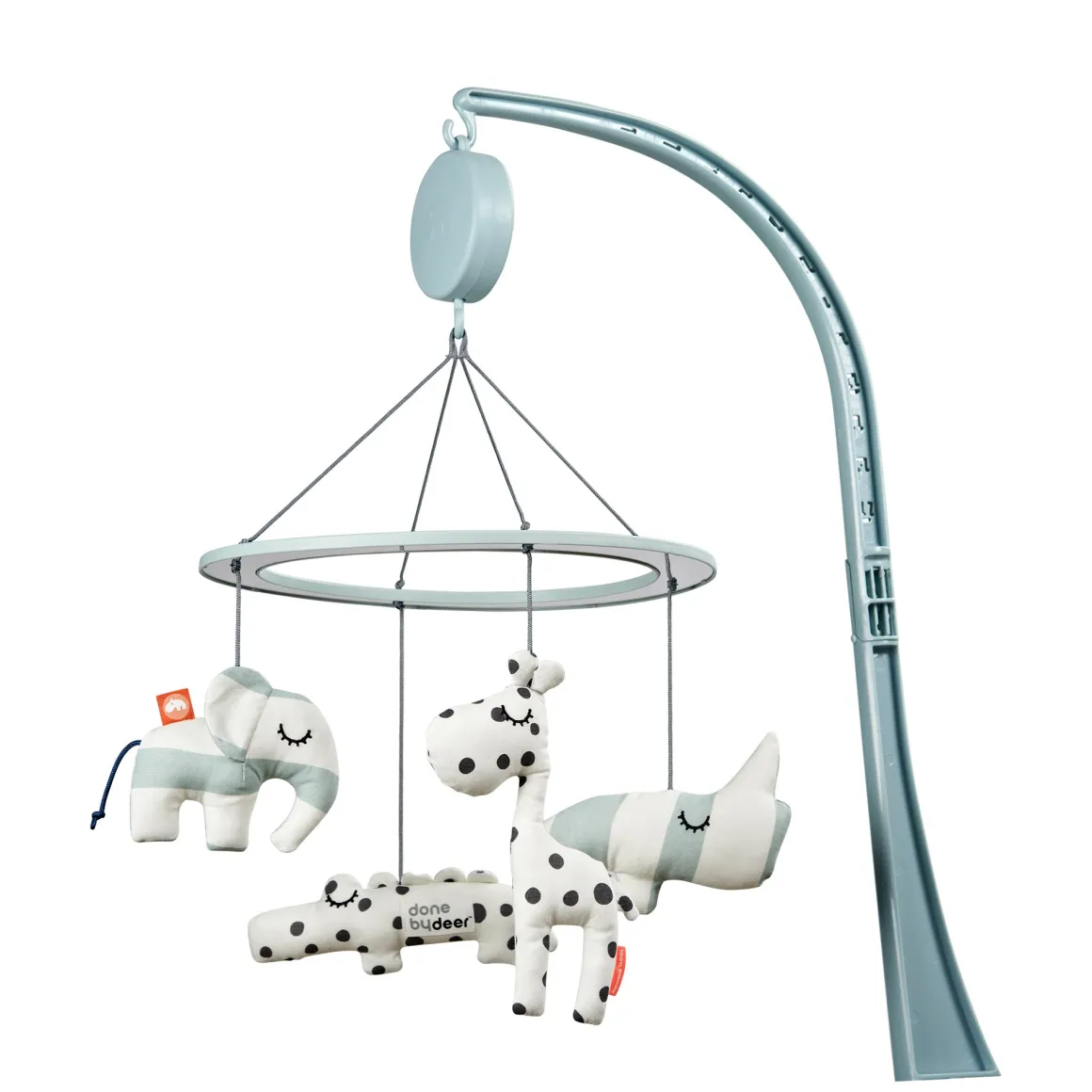 Musical mirror mobile - Sleepy - Blue
