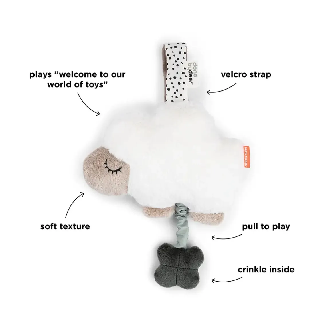 Musical toy - Sheepy - Sand