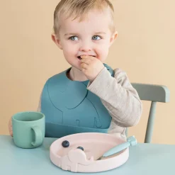 Peekaboo bib 2-pack - Elphee - Blue