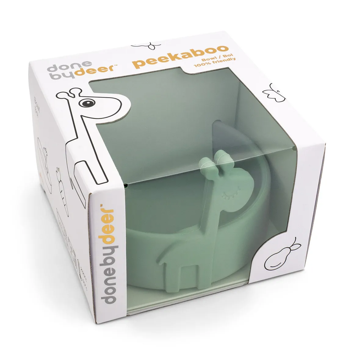 Peekaboo bowl - Raffi - Green