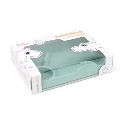 Peekaboo compartment plate - Deer friends - Blue