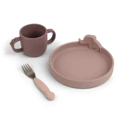 Peekaboo dinner set - Deer friends - Powder