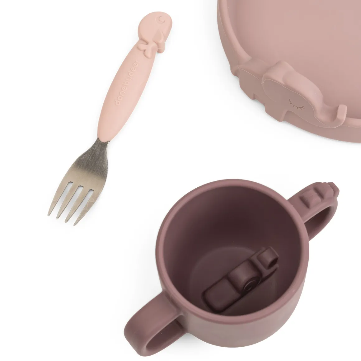 Peekaboo dinner set - Deer friends - Powder