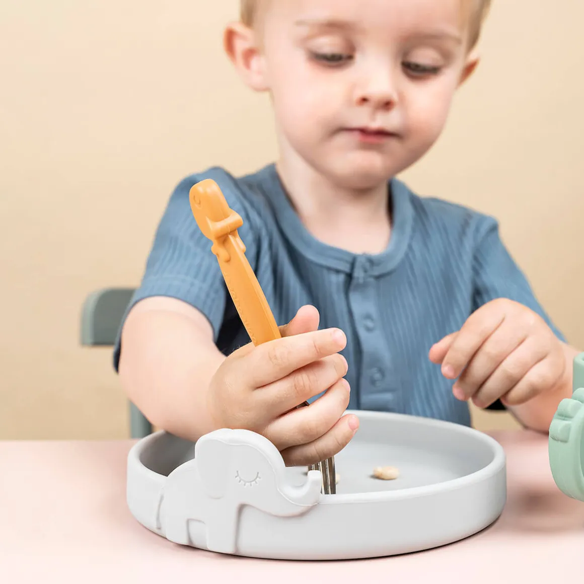 Peekaboo dinner set - Deer friends - Colour mix