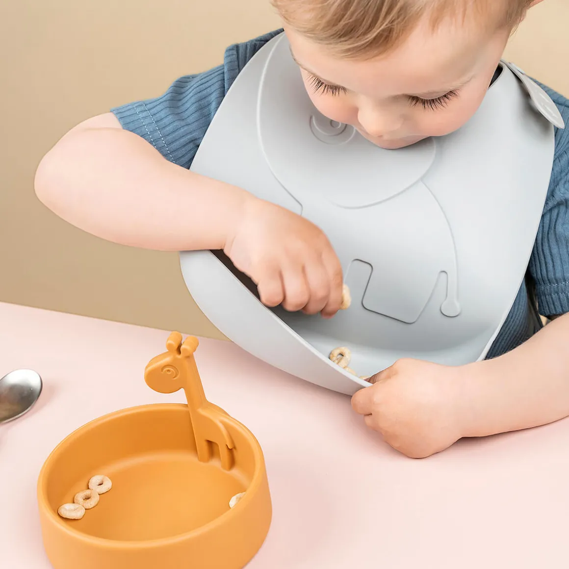 Peekaboo first meal set - Deer friends - Colour mix
