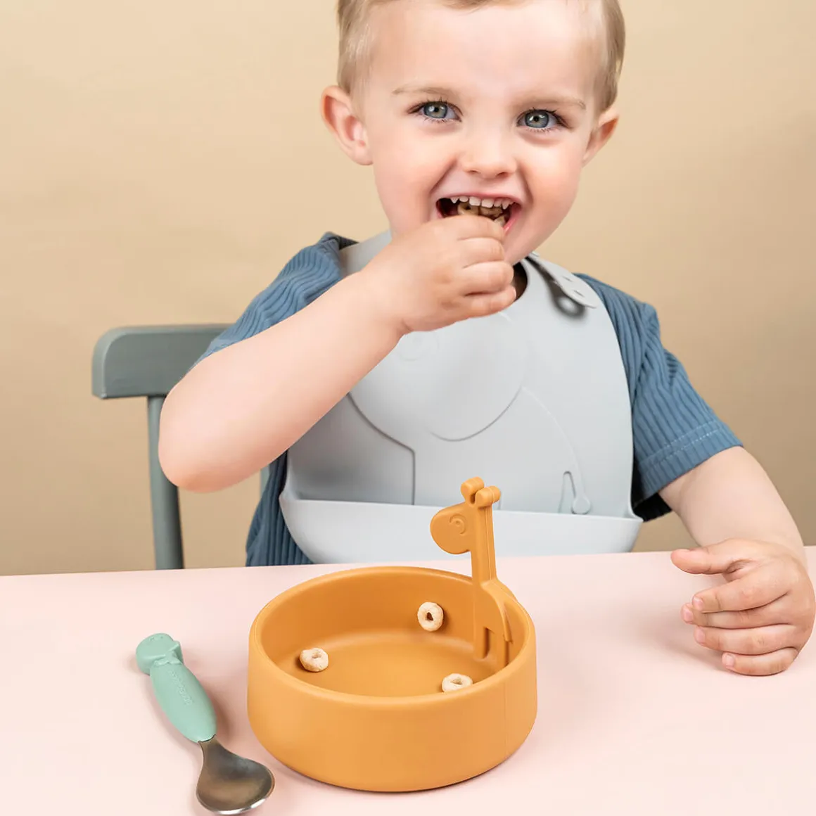 Peekaboo first meal set - Deer friends - Colour mix