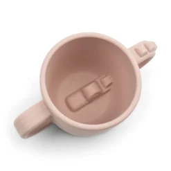 Peekaboo 2-handle cup - Croco - Powder