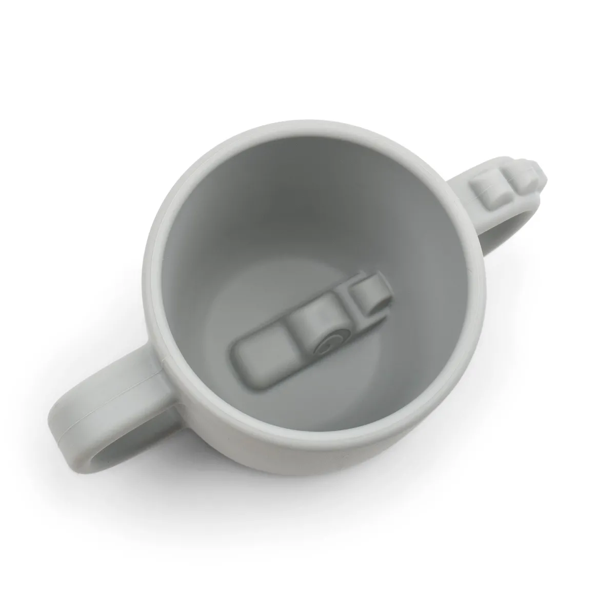 Peekaboo 2-handle cup - Croco - Grey