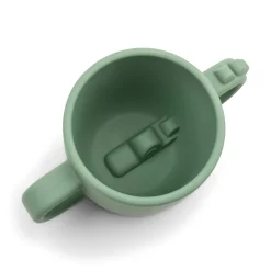 Peekaboo 2-handle cup - Croco - Green
