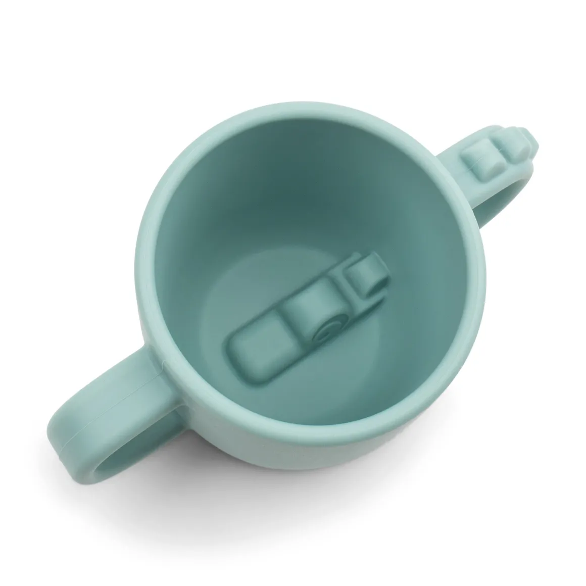 Peekaboo 2-handle cup - Croco - Blue