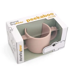 Peekaboo 2-handle cup - Croco - Powder