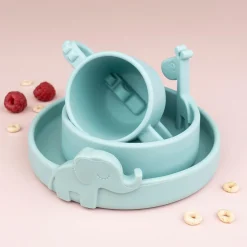 Peekaboo plate - Elphee - Blue