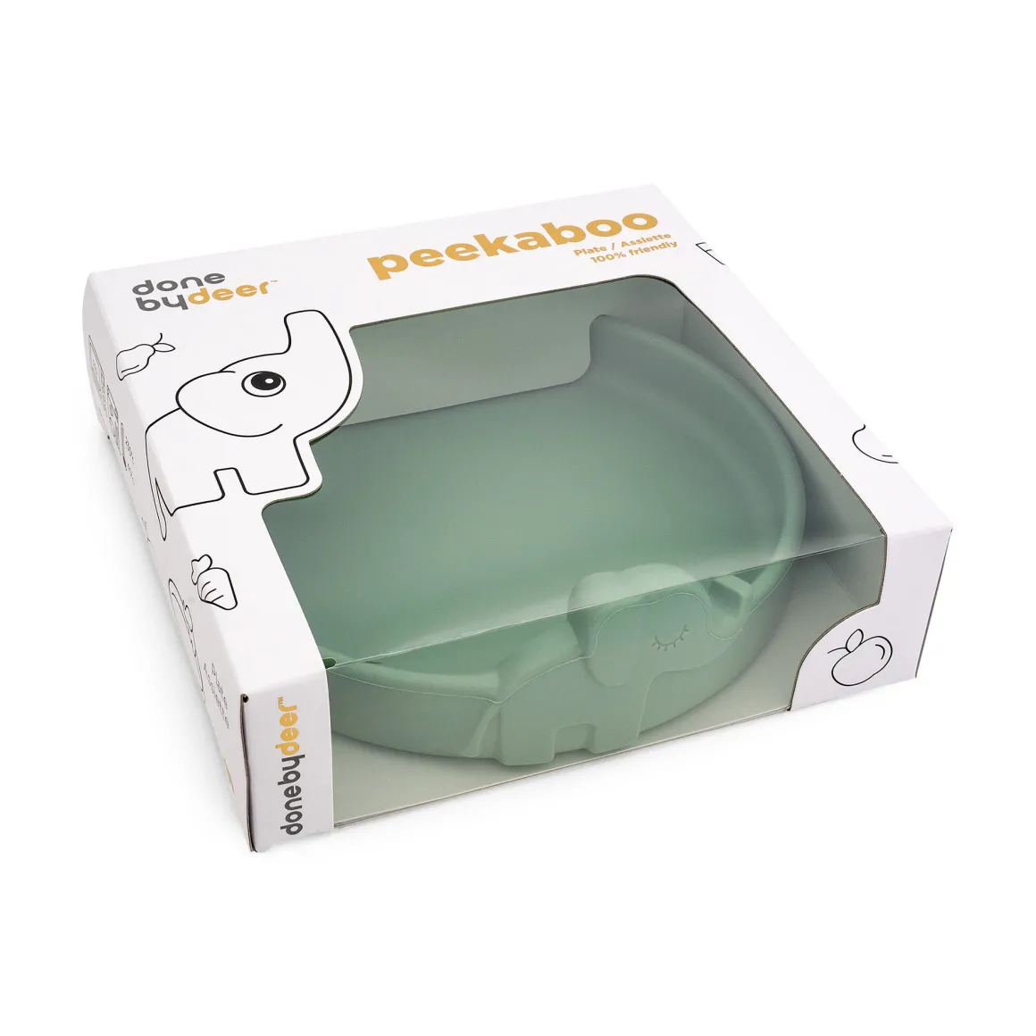 Peekaboo plate - Elphee - Green