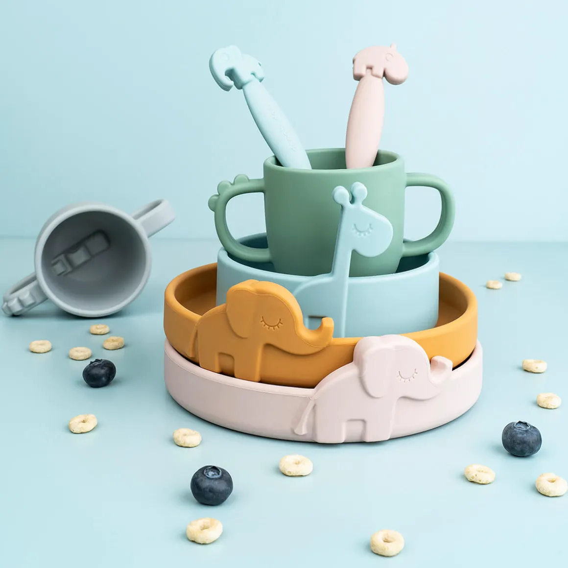 Peekaboo plate - Elphee - Mustard
