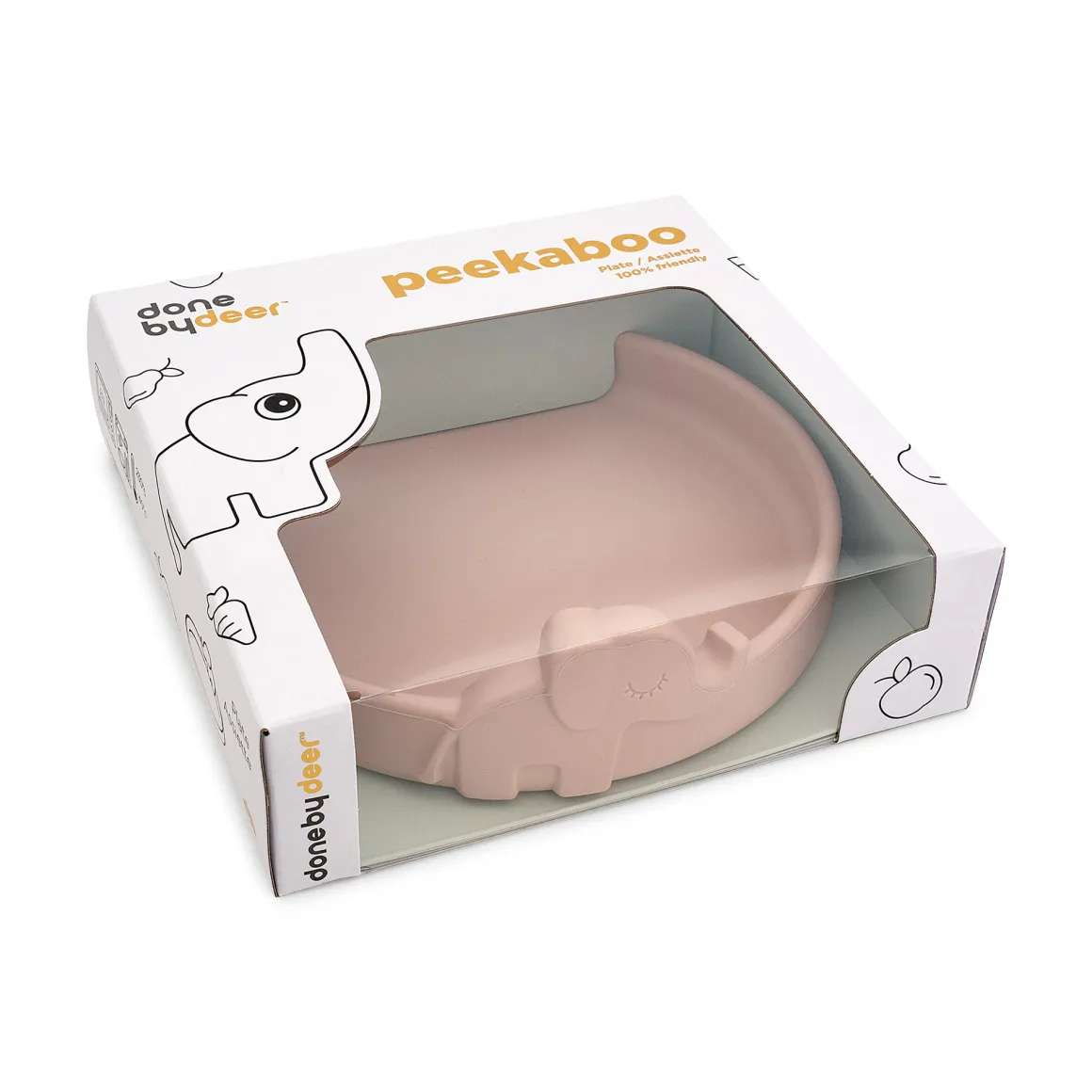 Peekaboo plate - Elphee - Powder
