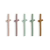 Peekaboo silicone straw 5-pack - Powder mix