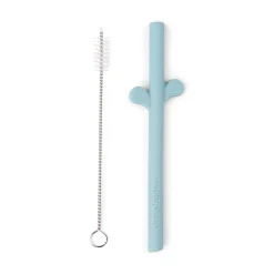 Peekaboo silicone straw 5-pack - Blue mix
