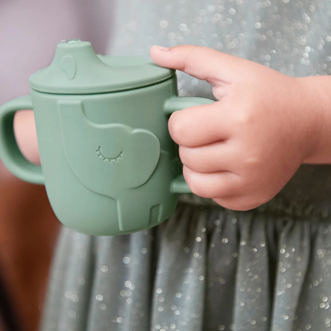 Peekaboo spout cup - Elphee - Powder