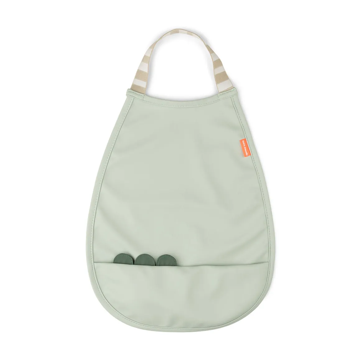 Pull-over bib - Croco - Green