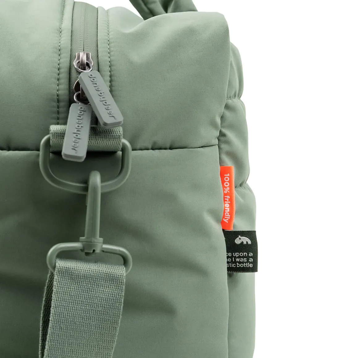Quilted changing bag - Green