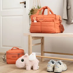Quilted changing bag - Papaya
