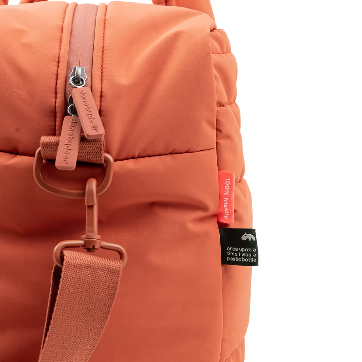 Quilted changing bag - Papaya