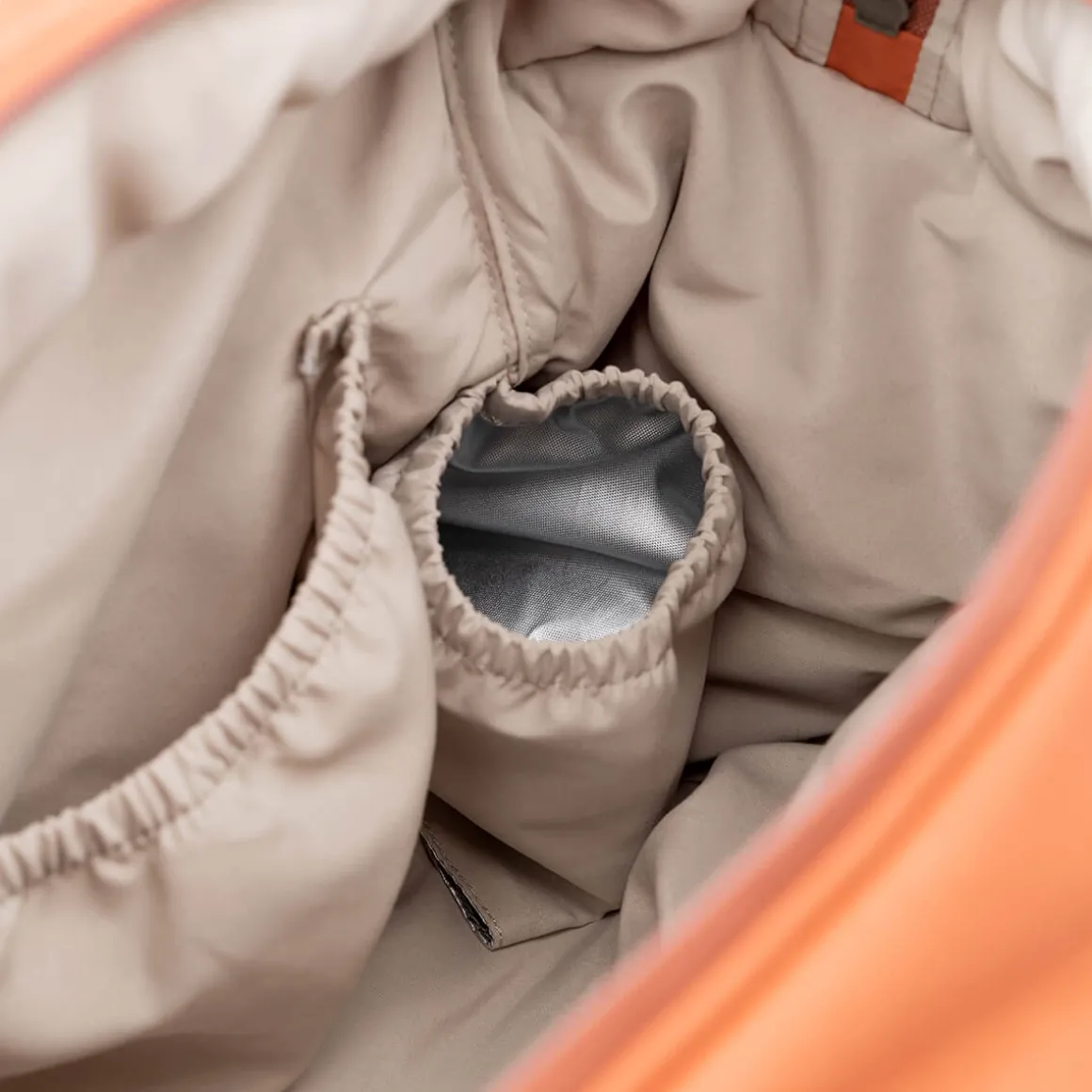 Quilted changing bag - Papaya