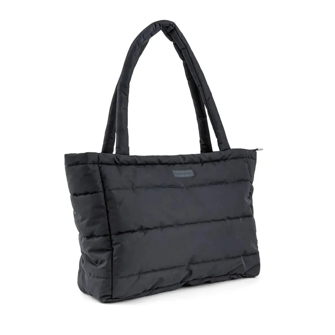 Quilted changing tote bag - Black