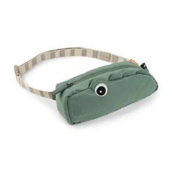 Quilted cross-over kids bag - Croco - Green