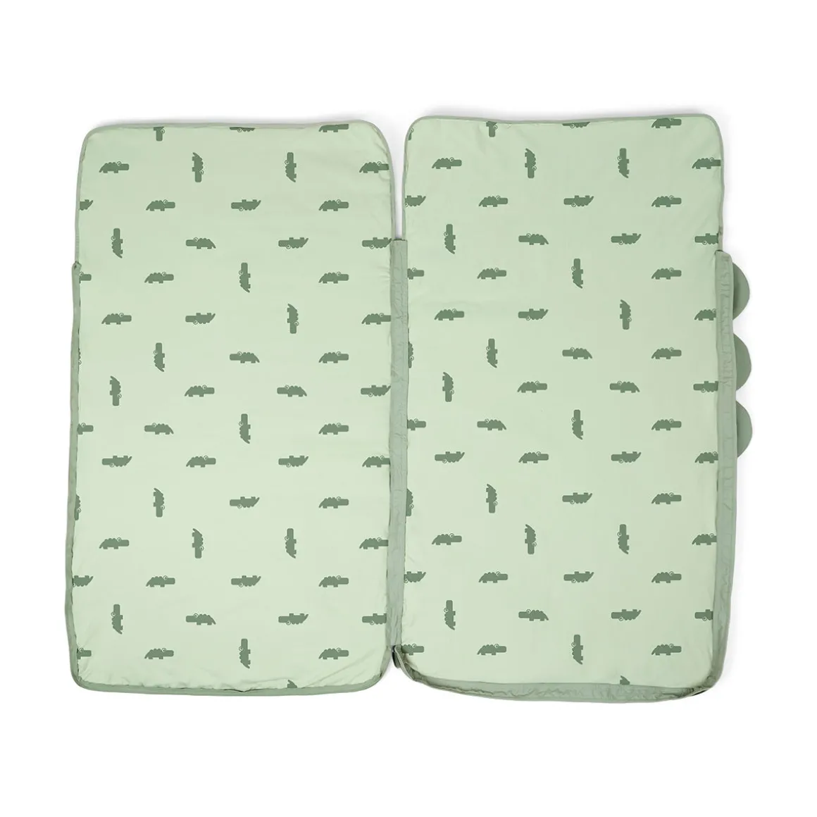 Quilted kids slumber bag - Croco - Green