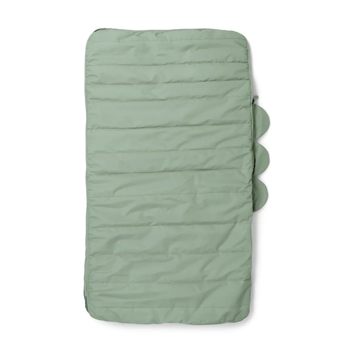 Quilted kids slumber bag - Croco - Green