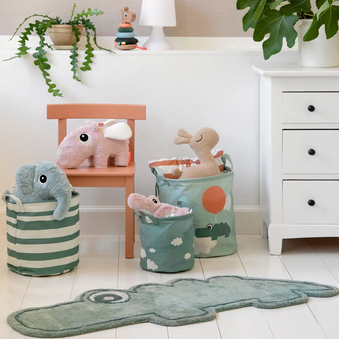 Rug - Croco - Green