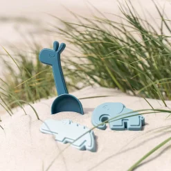 Sand play set 3 pcs - Deer friends - Blue
