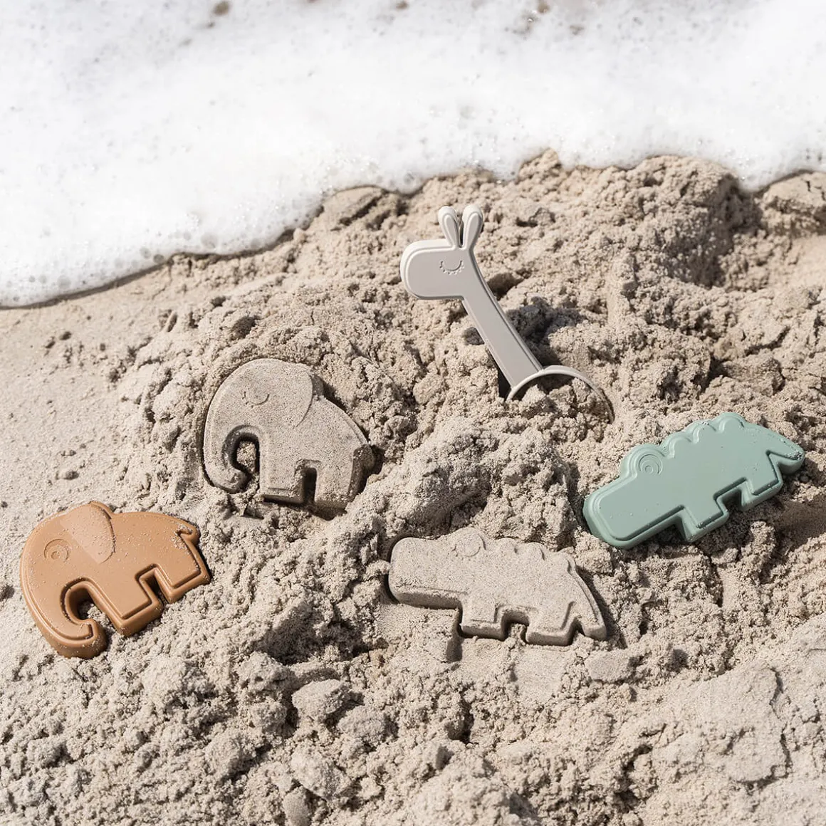 Sand play set 3 pcs - Deer friends - Colour mix