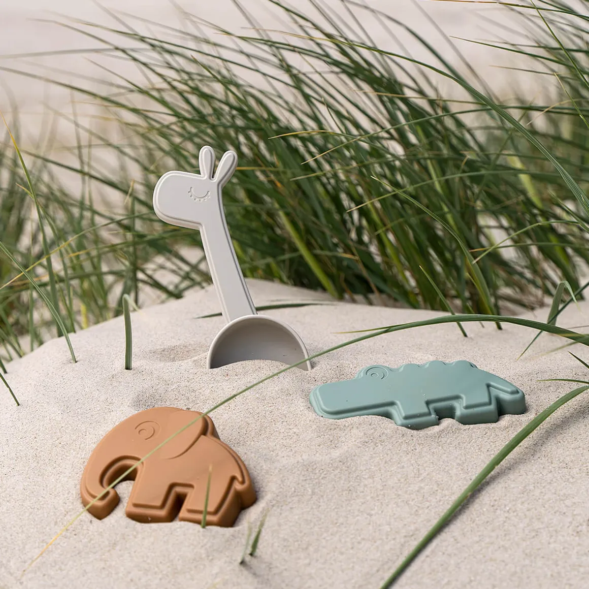 Sand play set 3 pcs - Deer friends - Colour mix