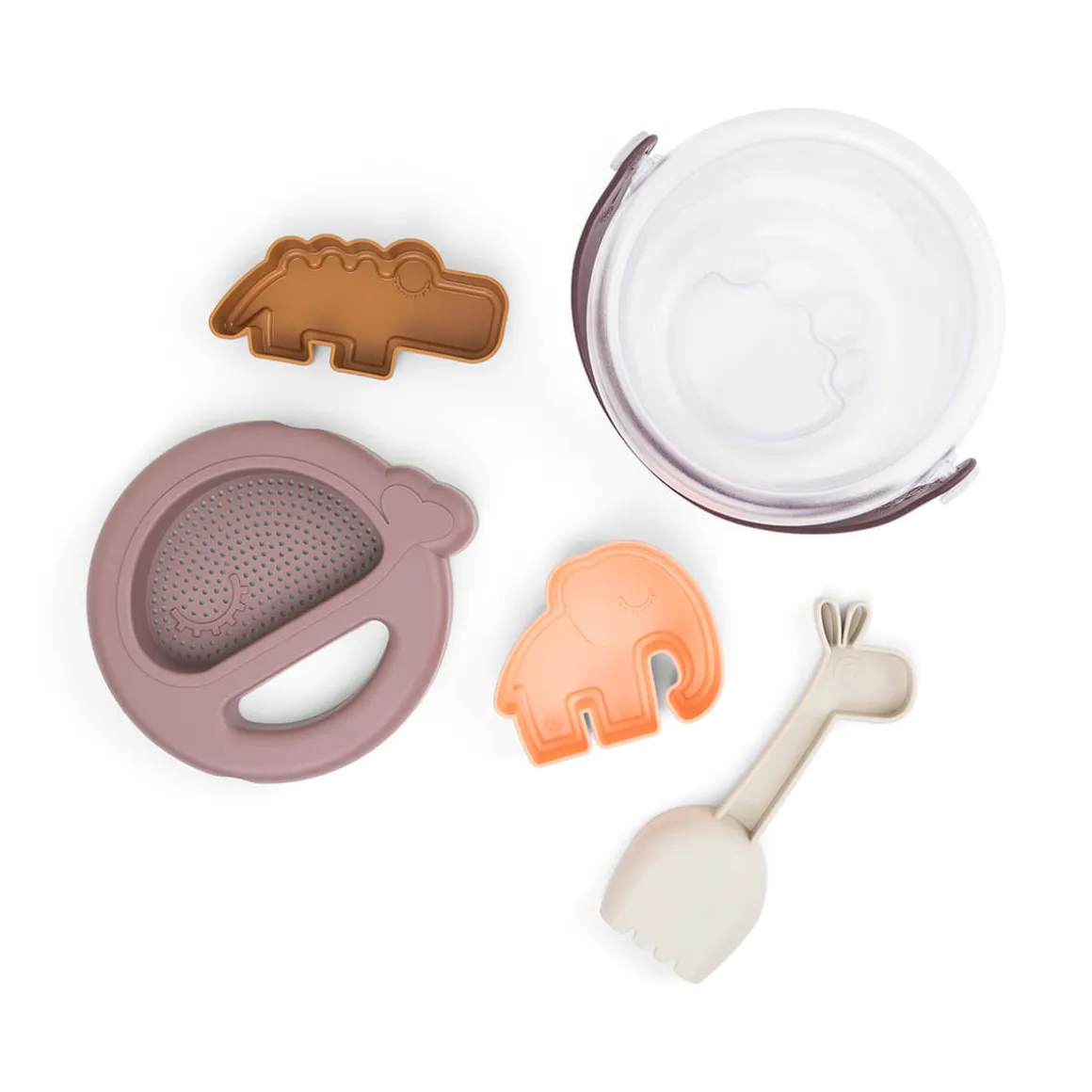 Sand play set 5 pcs - Deer friends - Powder mix