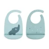 Silicone bib 2-pack - Elphee - Blue