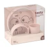 Silicone dinner set - Sea friends - Powder