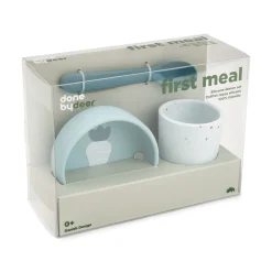 Silicone first meal set - Blue
