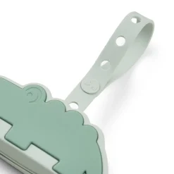 Silicone pacifier pouch - Croco - Green