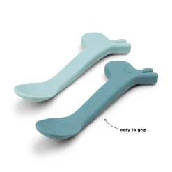 Silicone spoon 2-pack - Lalee - Blue
