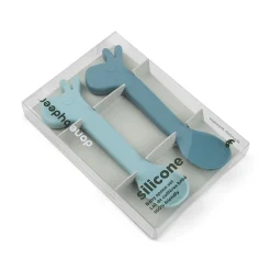 Silicone spoon 2-pack - Lalee - Blue