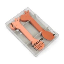 Silicone spoon 2-pack - Lalee - Papaya