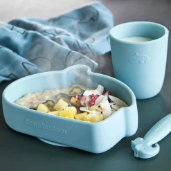 Silicone Stick & Stay bowl - Ozzo - Blue