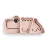 Silicone Stick & Stay snackplate - Croco - Powder