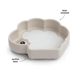Silicone Stick&Stay bowl - Sheepy - Sand