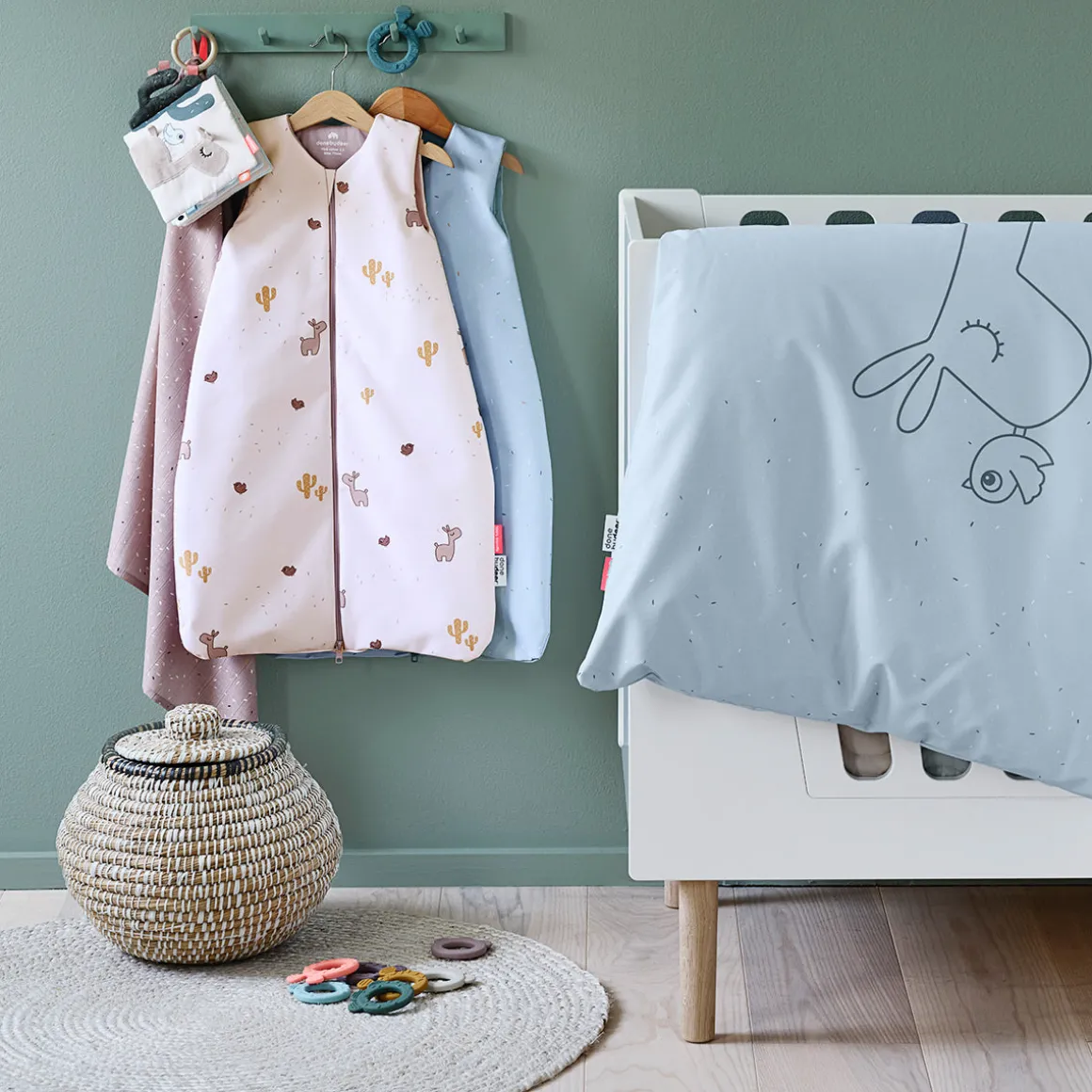 Sleepy bag 90 cm - TOG 1.0 - Confetti - Blue